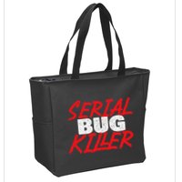 Serial Bug Killer Exterminator Pest Control Technician Zip Tote Bag