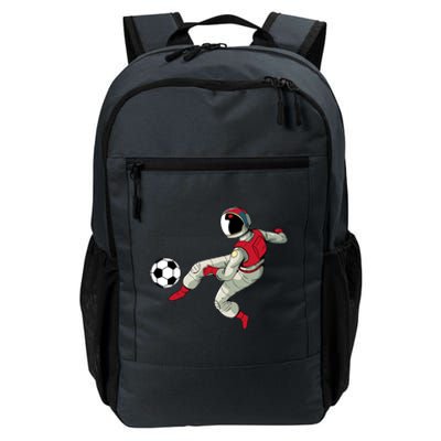 Soccer Ball Kick Astronaut Spaceman Cool Sports Lovers Gift Daily Commute Backpack