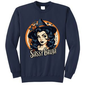 Sassy Bruja Latina Mexican Halloween Witch Sweatshirt