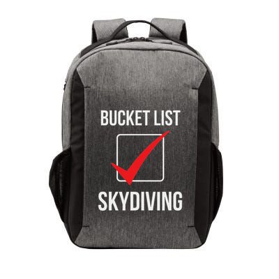 Skydiving Bucket List Check Skydiver Parachute Plane Jump Vector Backpack