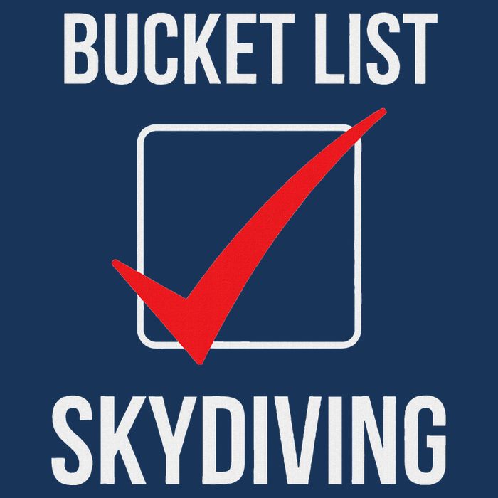 Skydiving Bucket List Check Skydiver Parachute Plane Jump Infant Baby Jersey Bodysuit