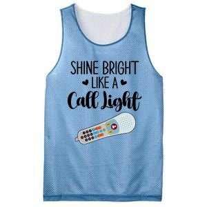 Shines Bright Like Call Light Funny Nurse Aide Er Icu Nurse Cute Gift Mesh Reversible Basketball Jersey Tank