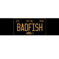 Socal Badfish License Plate Bumper Sticker