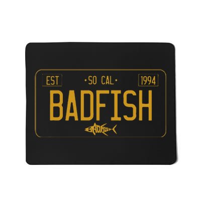 Socal Badfish License Plate Mousepad