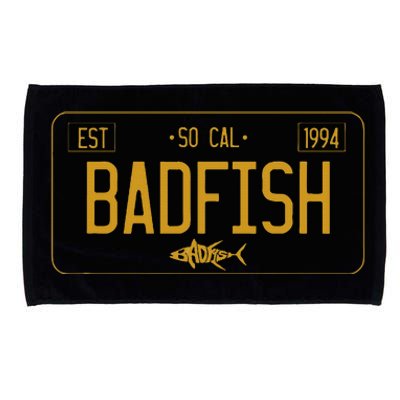 Socal Badfish License Plate Microfiber Hand Towel