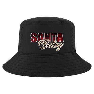 Santa Baby Leopard Christmas Pattern Logo Cool Comfort Performance Bucket Hat