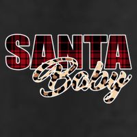 Santa Baby Leopard Christmas Pattern Logo Adult Drive Performance Visor