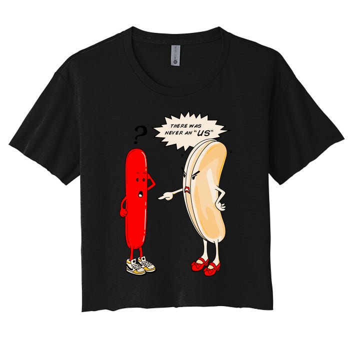 Sausage & Buns L.Q Women's Crop Top Tee