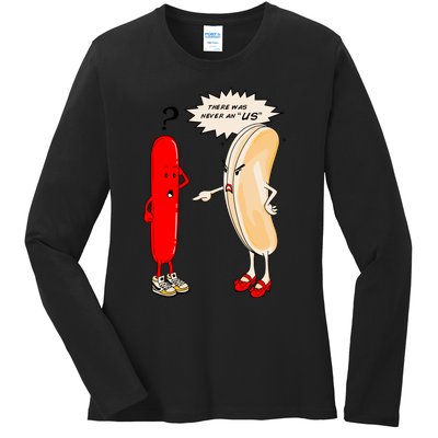 Sausage & Buns L.Q Ladies Long Sleeve Shirt