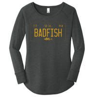 SoCal Badfish License Plate Women's Perfect Tri Tunic Long Sleeve Shirt