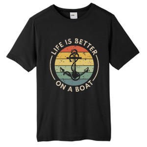 Sailor Boat Life Is Better On A Boat Tall Fusion ChromaSoft Performance T-Shirt