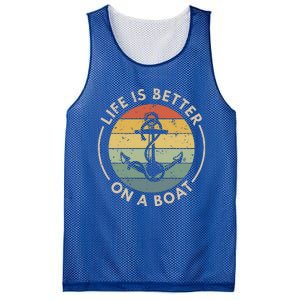 Sailor Boat Life Is Better On A Boat Mesh Reversible Basketball Jersey Tank