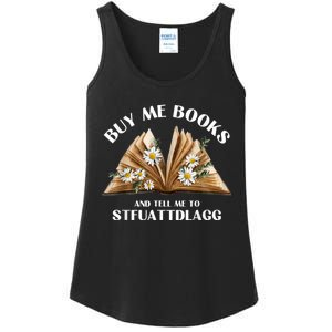 Spicy Book Lover, Buy Me Books And Tell Me To STFUATTDLAGG Funny Trending Ladies Essential Tank