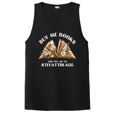 Spicy Book Lover, Buy Me Books And Tell Me To STFUATTDLAGG Funny Trending PosiCharge Competitor Tank