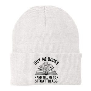 Spicy Book Lover, Buy Me Books And Tell Me To STFUATTDLAGG Funny Trending Knit Cap Winter Beanie