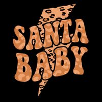 Santa Baby Lightning Cheetah Christmas Mug