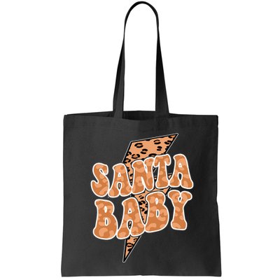 Santa Baby Lightning Cheetah Christmas Bag