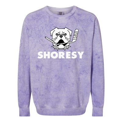 Shoresy Bulldogs Logo Colorblast Crewneck Sweatshirt