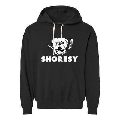 Shoresy Bulldogs Logo Garment-Dyed Fleece Hoodie