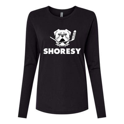 Shoresy Bulldogs Logo Womens Cotton Relaxed Long Sleeve T-Shirt