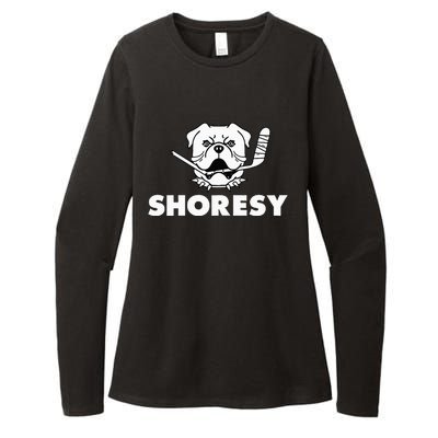 Shoresy Bulldogs Logo Womens CVC Long Sleeve Shirt