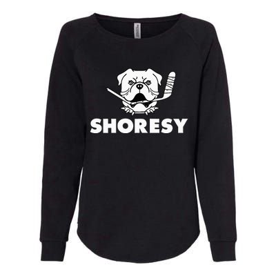 Shoresy Bulldogs Logo Womens California Wash Sweatshirt