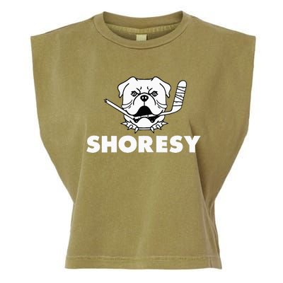 Shoresy Bulldogs Logo Garment-Dyed Women's Muscle Tee