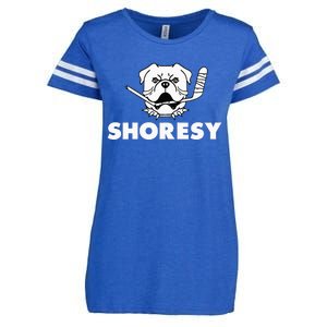 Shoresy Bulldogs Logo Enza Ladies Jersey Football T-Shirt