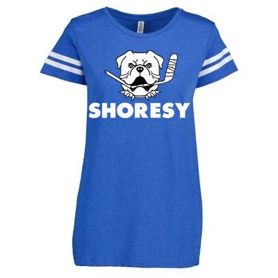 Shoresy Bulldogs Logo Enza Ladies Jersey Football T-Shirt