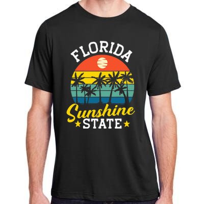 Summer Beach Lover Florida Sunshine State Adult ChromaSoft Performance T-Shirt