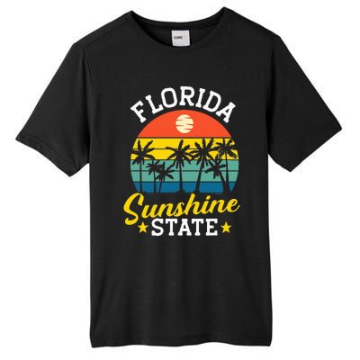 Summer Beach Lover Florida Sunshine State Tall Fusion ChromaSoft Performance T-Shirt