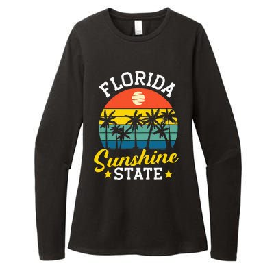 Summer Beach Lover Florida Sunshine State Womens CVC Long Sleeve Shirt