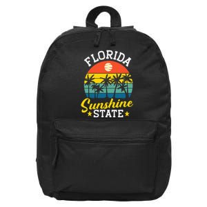 Summer Beach Lover Florida Sunshine State 16 in Basic Backpack