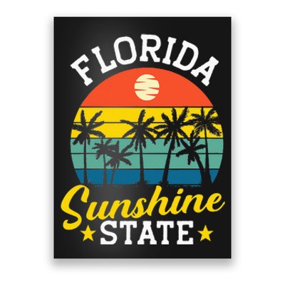 Summer Beach Lover Florida Sunshine State Poster