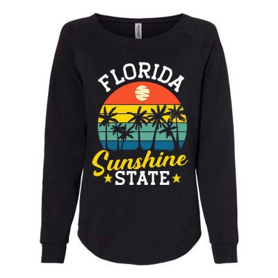 Summer Beach Lover Florida Sunshine State Womens California Wash Sweatshirt