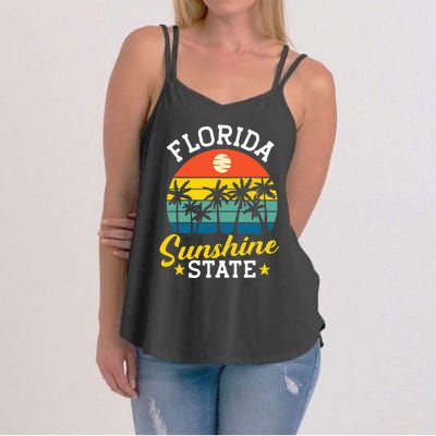 Summer Beach Lover Florida Sunshine State Women's Strappy Tank