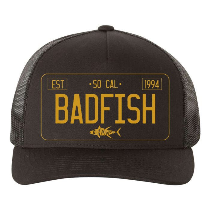 Socal Badfish License Plate Yupoong Adult 5-Panel Trucker Hat