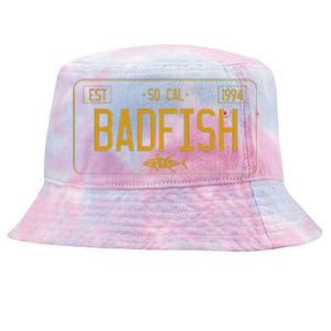 Socal Badfish License Plate Tie-Dyed Bucket Hat