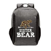 Sister Bear Leopard Vector Backpack