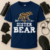 Sister Bear Leopard Cooling Performance Crew T-Shirt