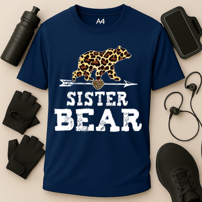 Sister Bear Leopard Cooling Performance Crew T-Shirt