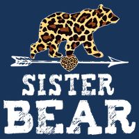 Sister Bear Leopard Cooling Performance Crew T-Shirt