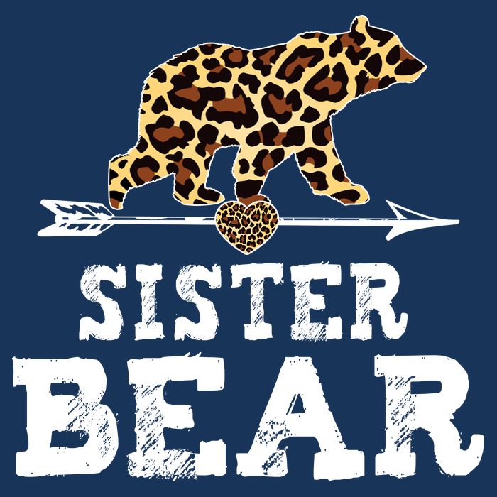 Sister Bear Leopard Cooling Performance Crew T-Shirt