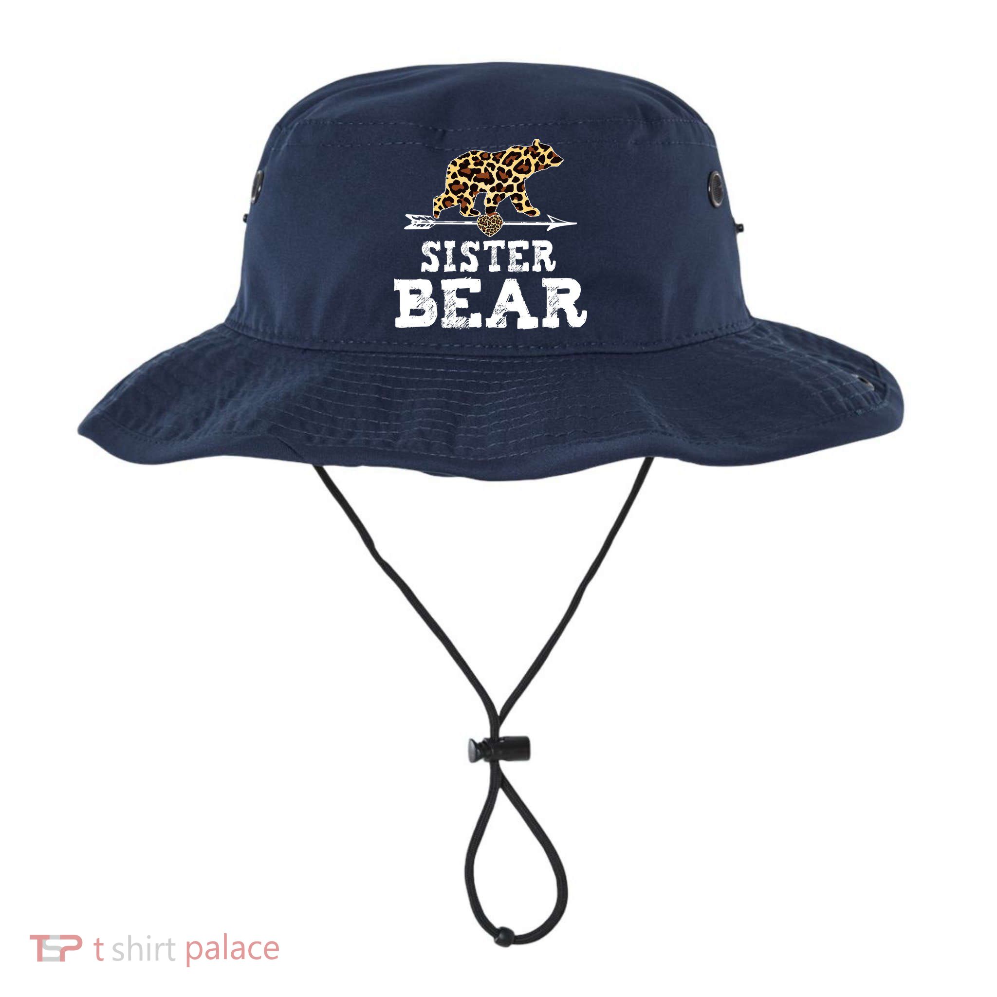 Sister Bear Leopard Bucket Hat