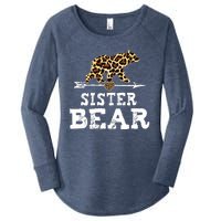 Sister Bear Leopard Women's Perfect Tri Tunic Long Sleeve Shirt