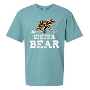 Sister Bear Leopard Sueded Cloud Jersey T-Shirt