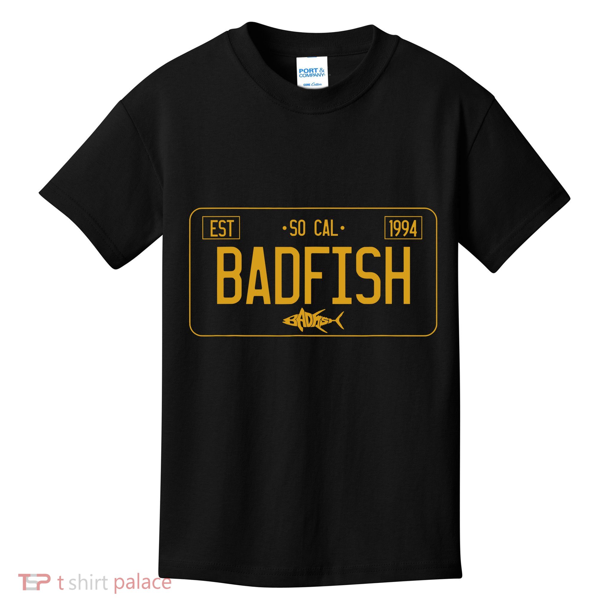 Socal Badfish License Plate Kids T-Shirt