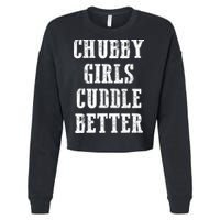 SSBBW BBW Lover Chubby Cuddle Better Cropped Pullover Crew