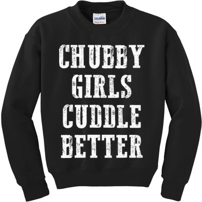 SSBBW BBW Lover Chubby Cuddle Better Kids Sweatshirt
