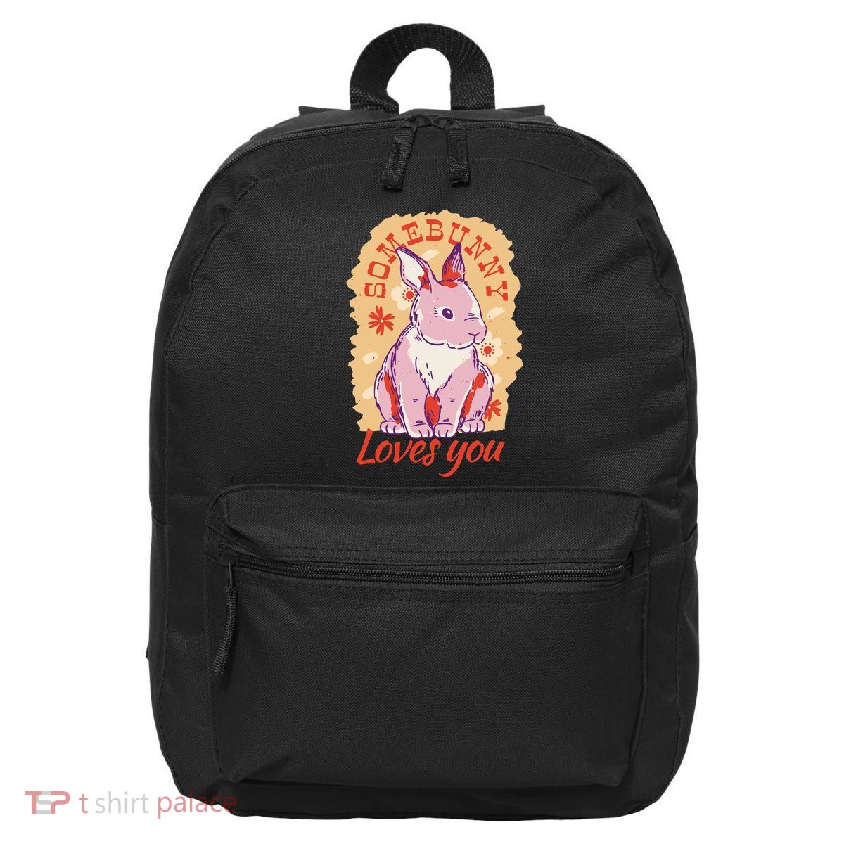 Some Bunny Loves You Cute 16 in Basic Backpack